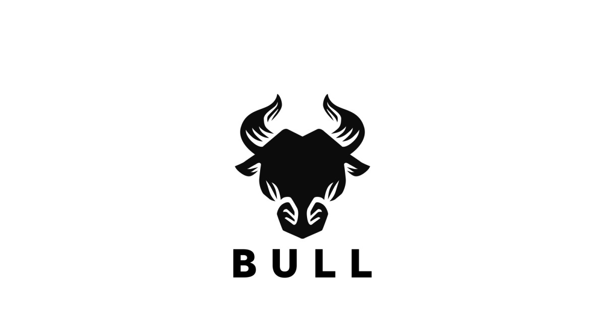 Minimal Bull Head Logo Template #227318 - TemplateMonster