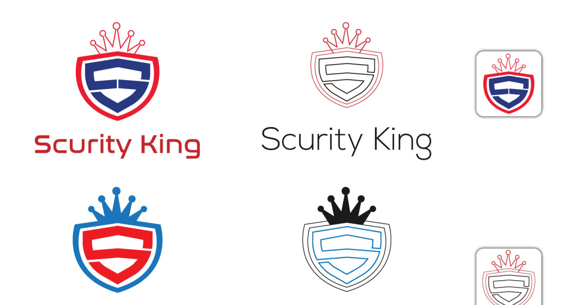 SandKingSecurityLogoVectorModelo TemplateMonster