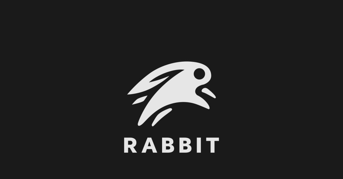 Jumping Rabbit Logo Template #227662 - TemplateMonster