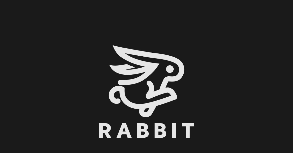 Simple Rabbit Logo Template #227668 - TemplateMonster