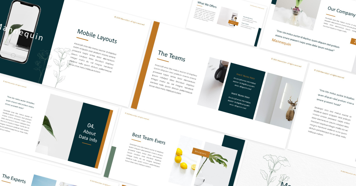 Mannequin Mehrzweck-Powerpoint-Vorlage - TemplateMonster