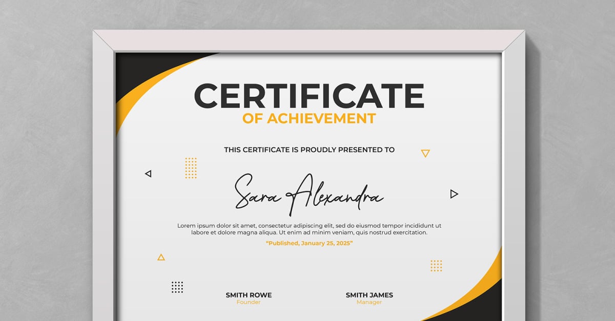 Minimalist Certificate Design Templates Bundle