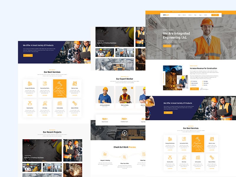 Entrepot - Factory Industrial HTML5 Template