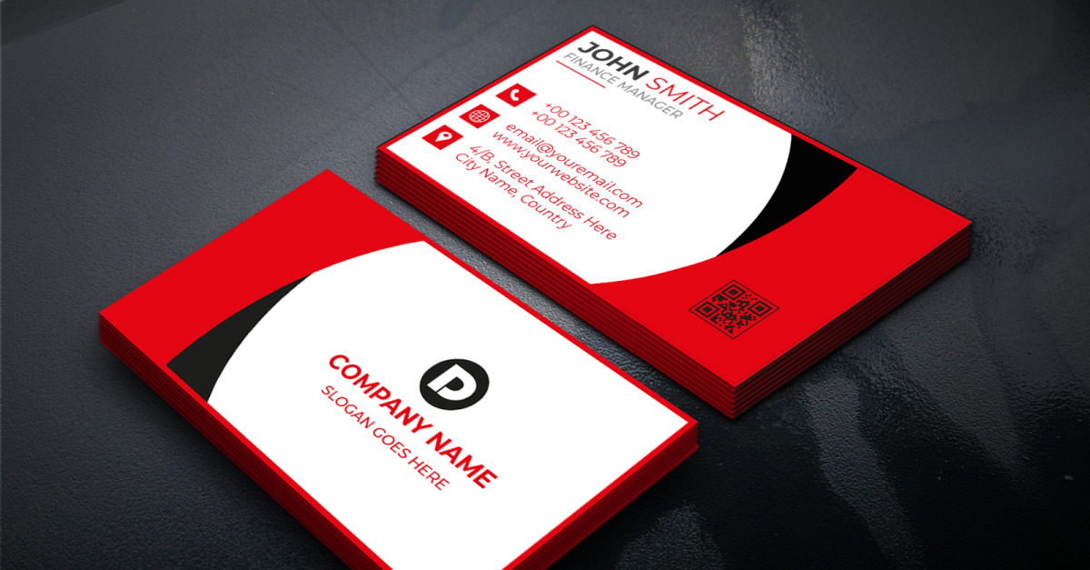 Corporate Business Card Template Design for a Business