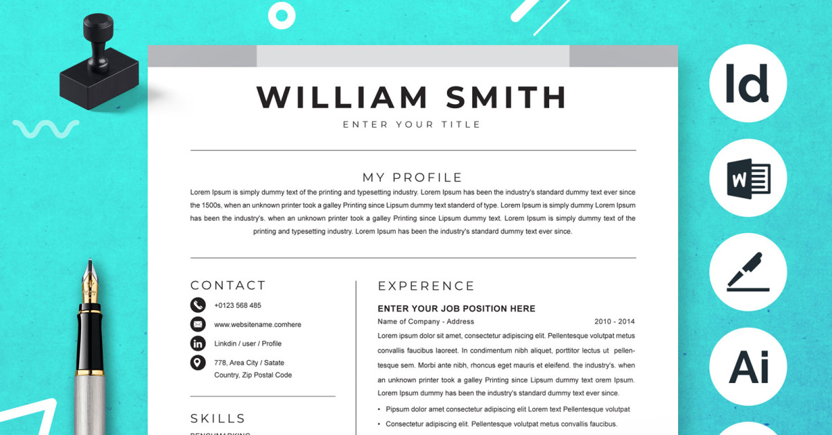 William Smith / Clean Resume Template - TemplateMonster