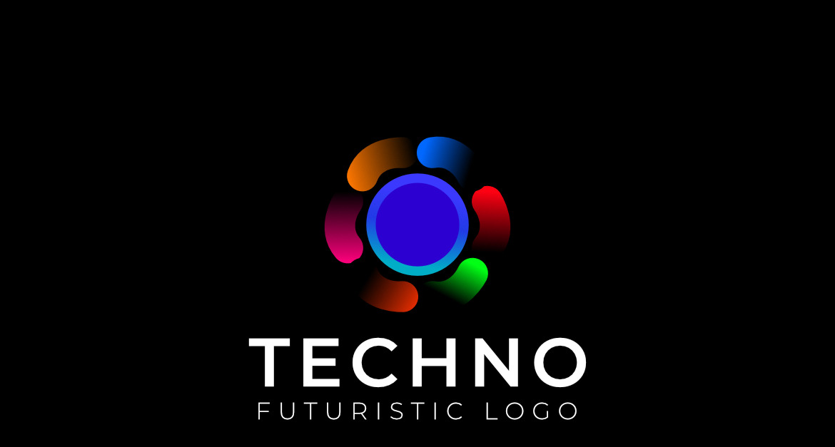 Routing Tech Gradient Techno-Logo #231176 - TemplateMonster