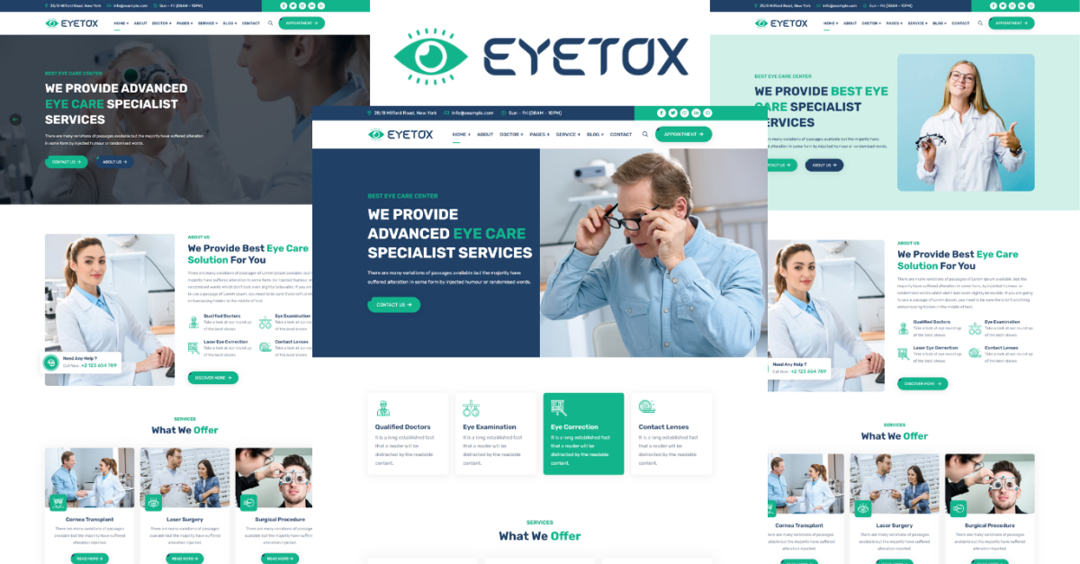 Eyetox - Eye Care And Optometrist HTML5 Template