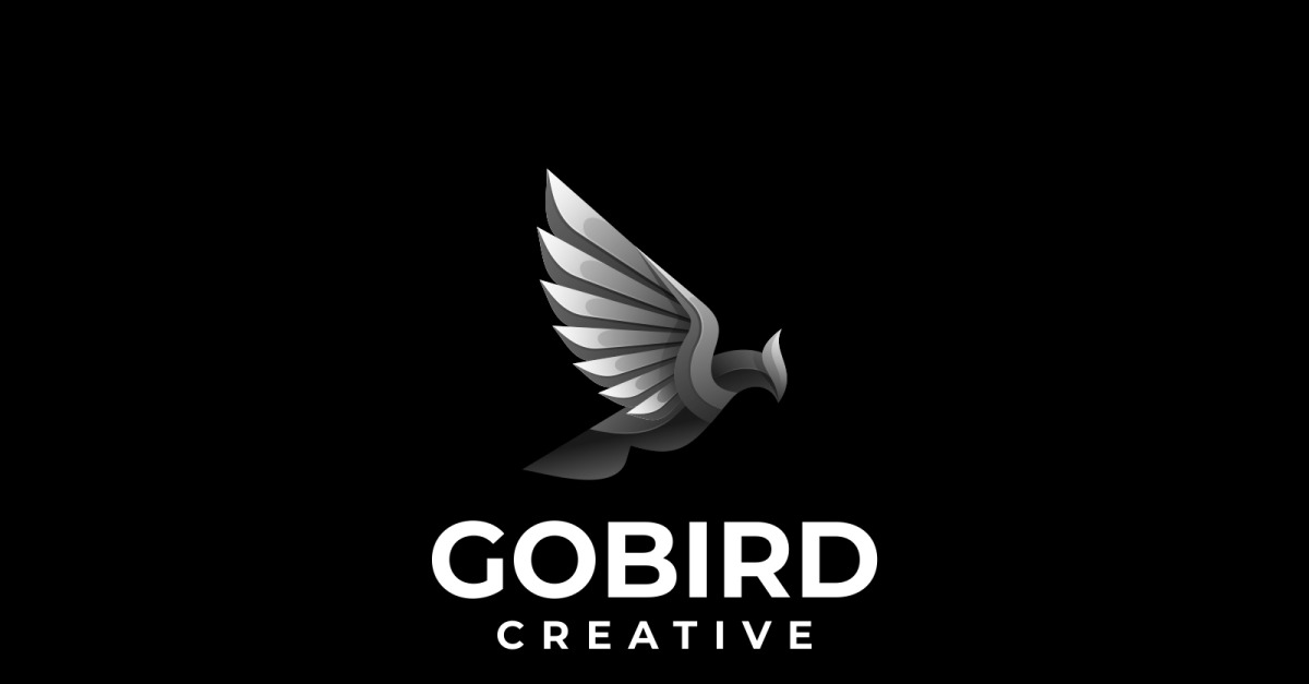Bird Color Gradient Logo Style #232903 - TemplateMonster
