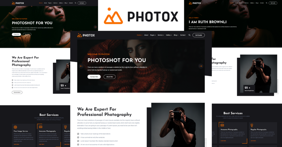 Photox - Photography HTML5 Template