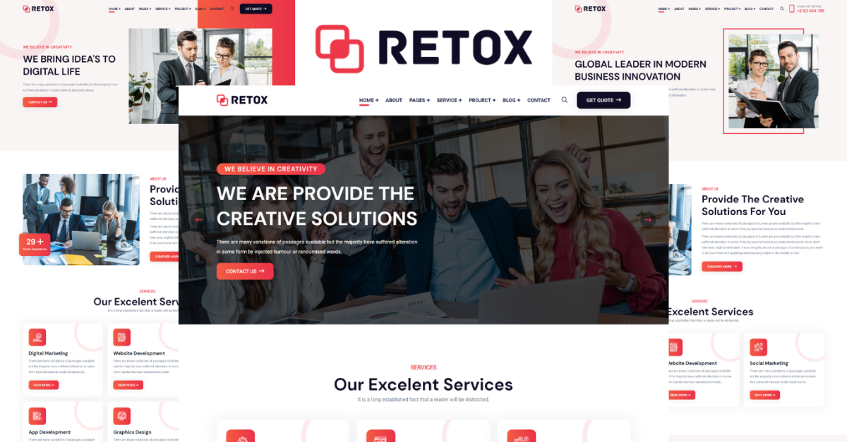 Retox - Creative Agency HTML5 Template