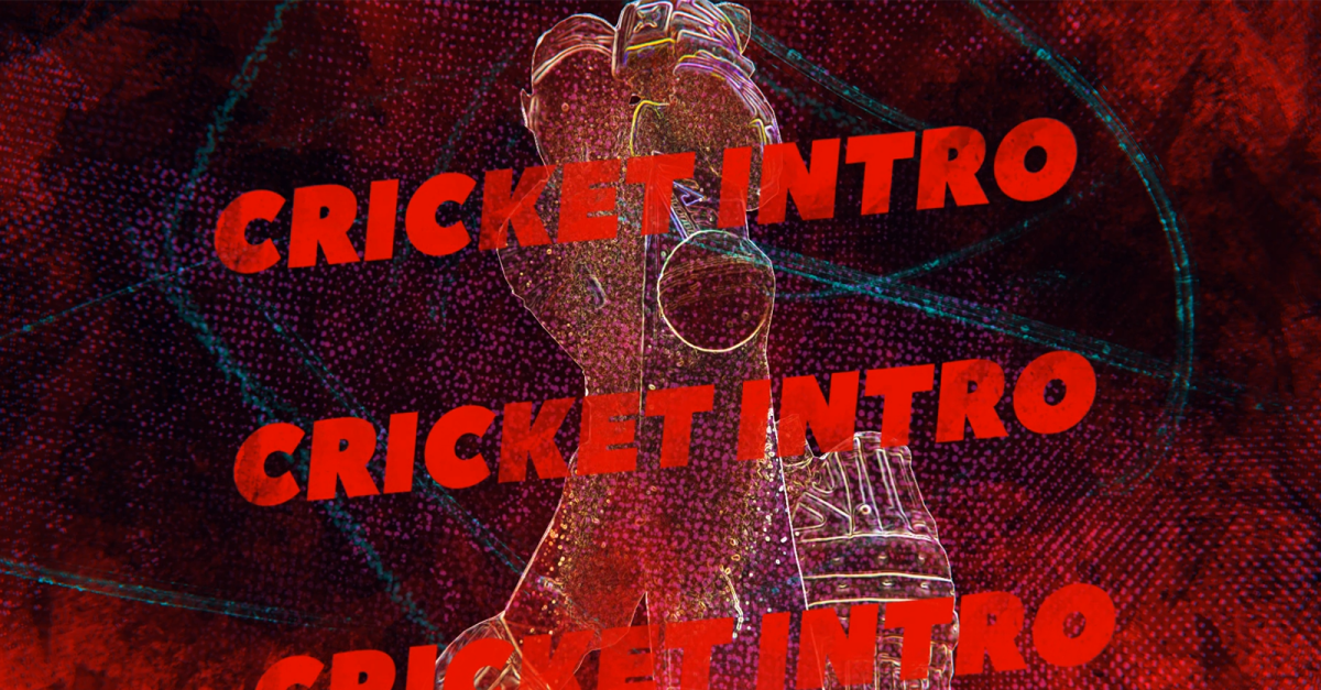 after effects template cricket free download