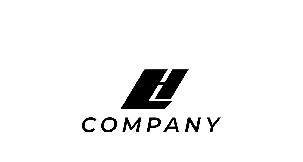Monogram Logo, LH Initials – Elegant Quill