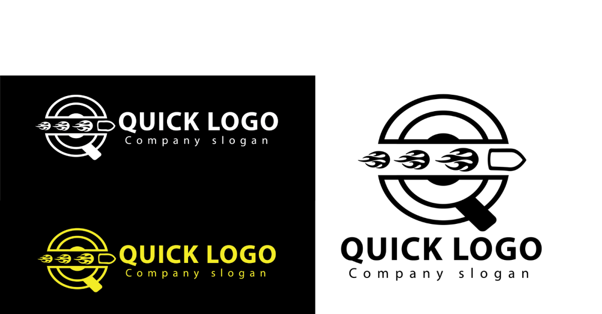 Quick Q Letter Logo Template 235818 TemplateMonster