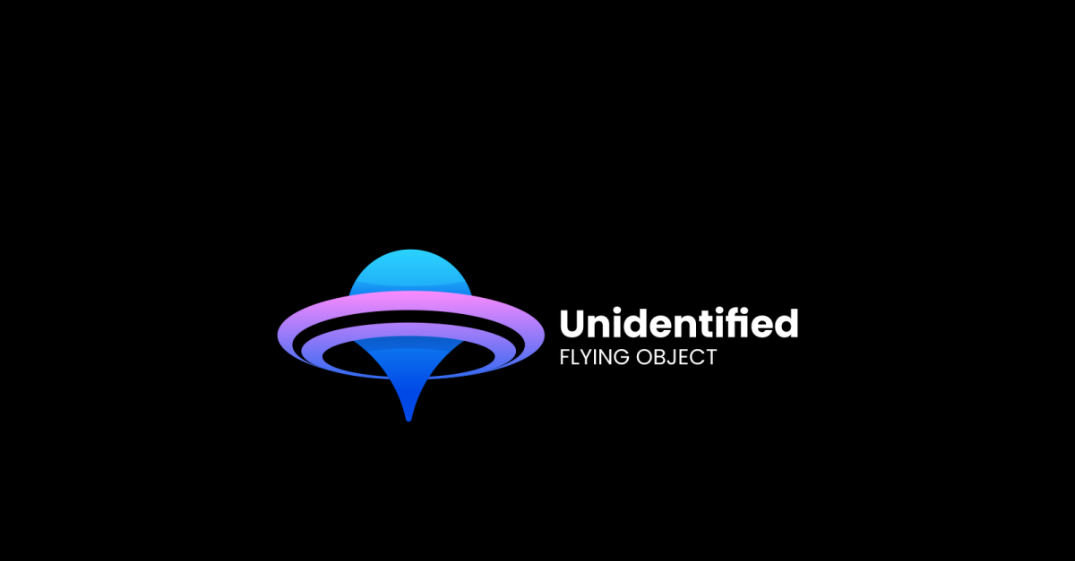 UFO Gradient Colorful Logo #235894 - TemplateMonster