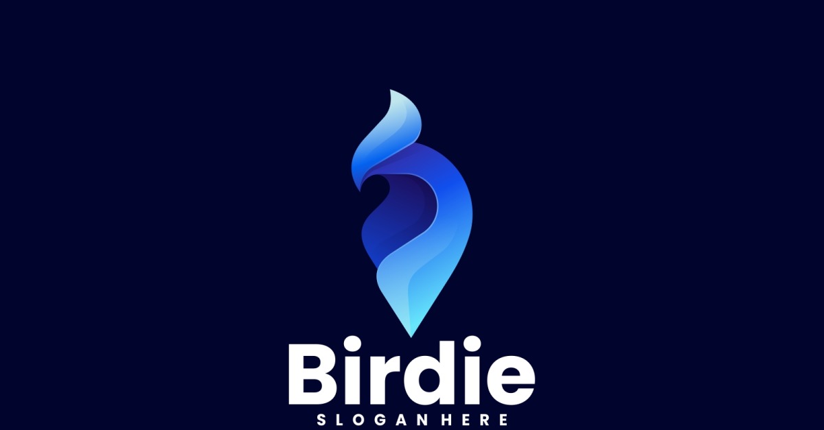 Bird Color Gradient Logo Template #236286 - TemplateMonster