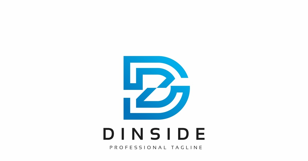 Dside Logo Dinside D Harfi Bağlan Logo #236250 - TemplateMonster