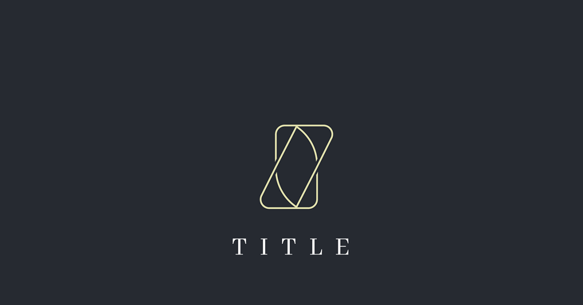 Logo monogramme lettre S élégant de luxe - TemplateMonster