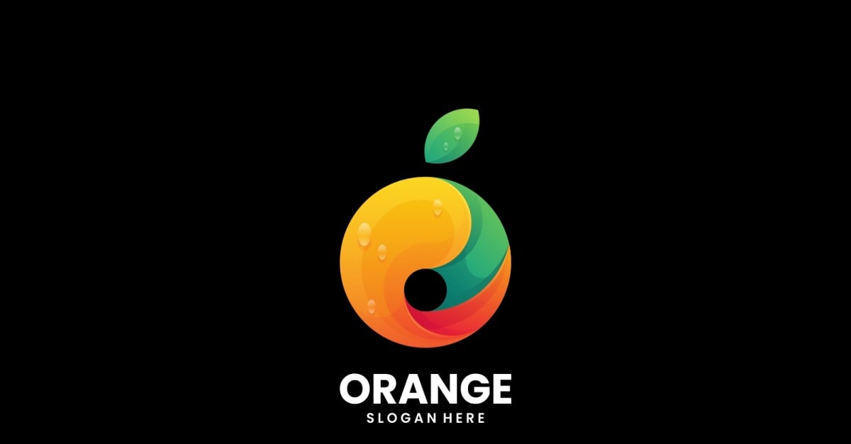 Orange Color Gradient Logo Template #238913 - TemplateMonster