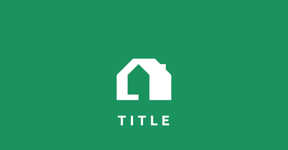 Modern Clean Realty House Home Rent Logo - TemplateMonster
