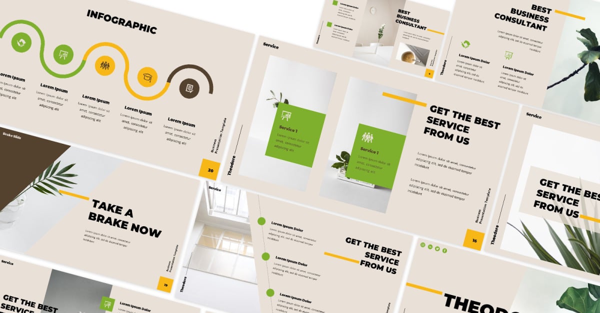 Theodore Business Powerpoint Template - TemplateMonster