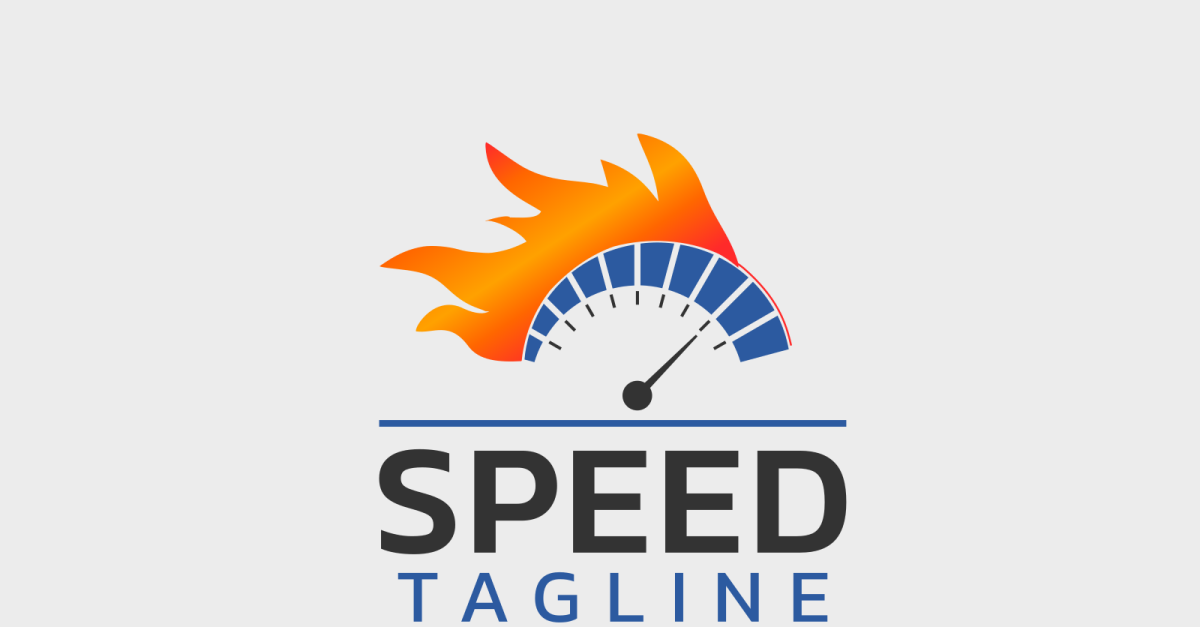 Speedometer Custom Design Logo Template - TemplateMonster