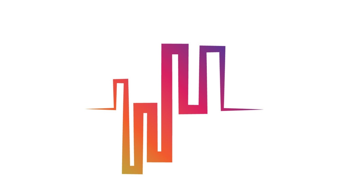 Логотип Линии Эквалайзера Звуковой Волны V9 - TemplateMonster