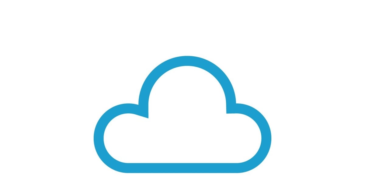 Cloud Blue Vector Logo Vector V2 #242137 - TemplateMonster