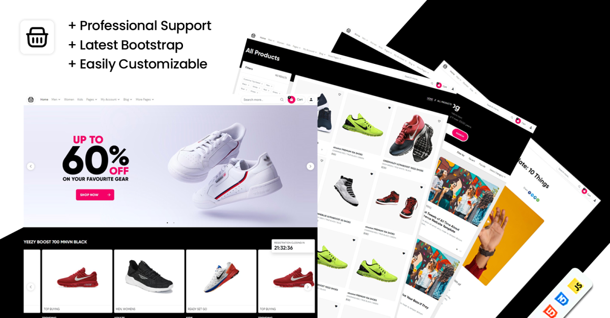 ebasket - eCommerce Website Bootstrap Template