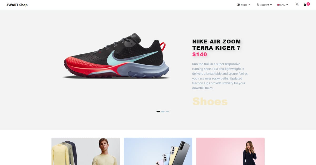 Online Shop Bootstrap 5 html Website template