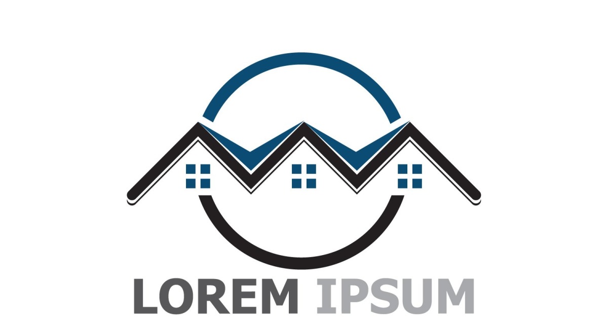 Home And Building House Logo Template V20 - TemplateMonster