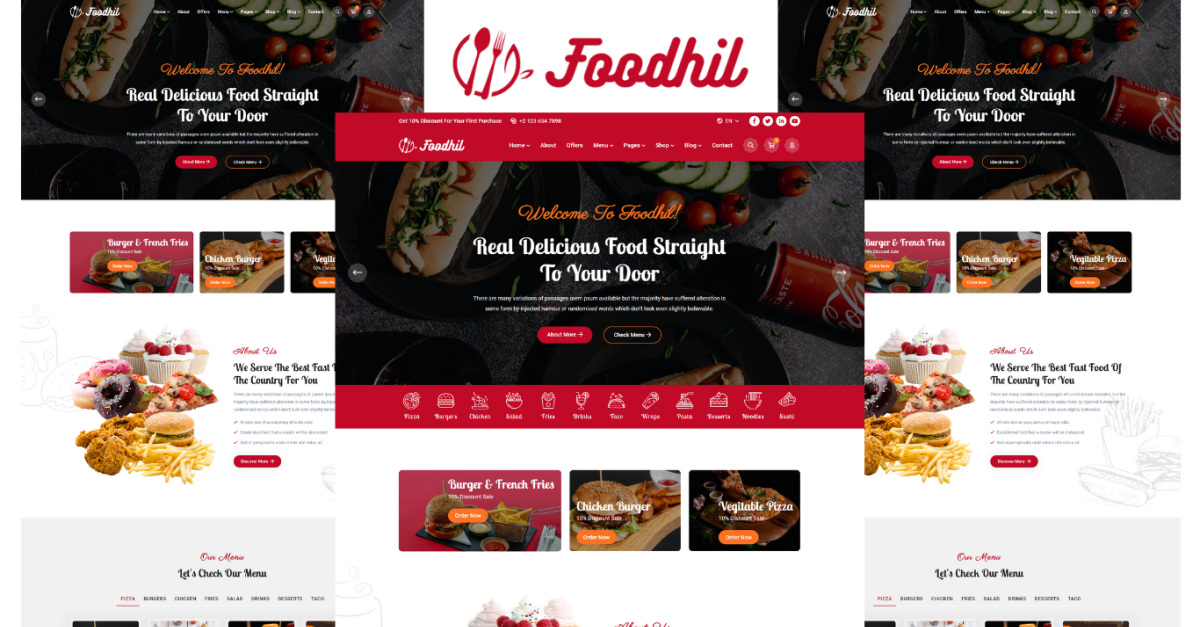 Foodhil - Fast Food Shop HTML5 Template