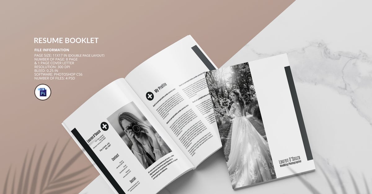 Portfolio Resume Booklet Printable - Portfolio Resume Booklet Printable Resume Template 247508 Original 