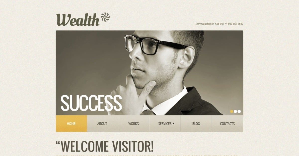 Free Advisor Website Theme #248125 - TemplateMonster