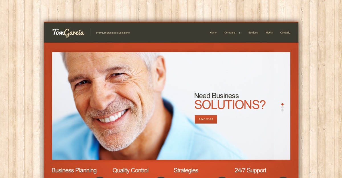 Free Consulting Company Website Responsive Template