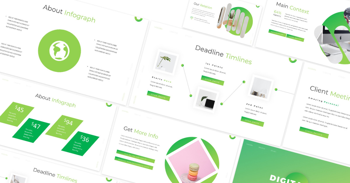 Digitalist Modern Powerpoint Template - TemplateMonster