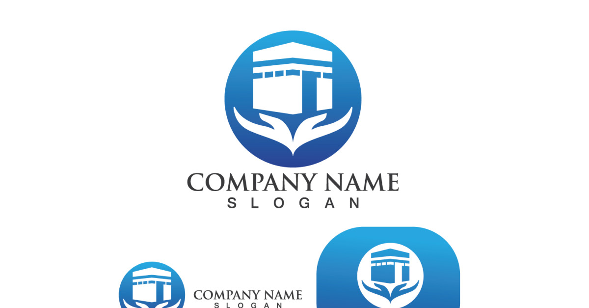 Kaaba Vector Logo And Template Design V13 - TemplateMonster