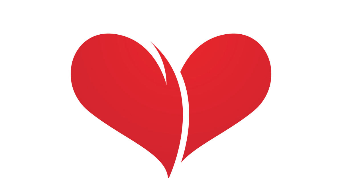 Love Heart Logo Icon Template Vector V1 - TemplateMonster