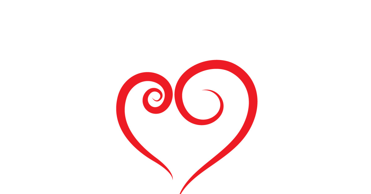 Love Heart Logo Icon Template Vector V23 - TemplateMonster