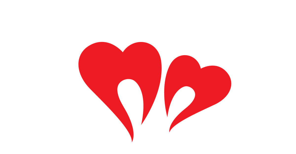 Love Heart Logo Icon Template Vector V26 - TemplateMonster
