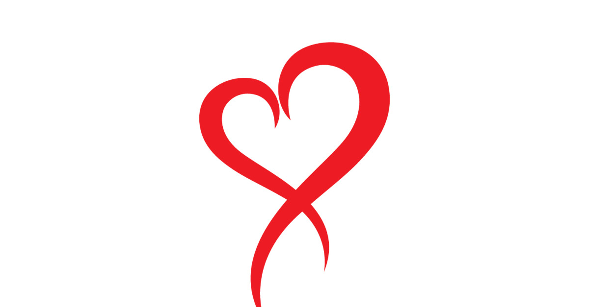 Love Heart Logo Icon Template Vector V28 - TemplateMonster