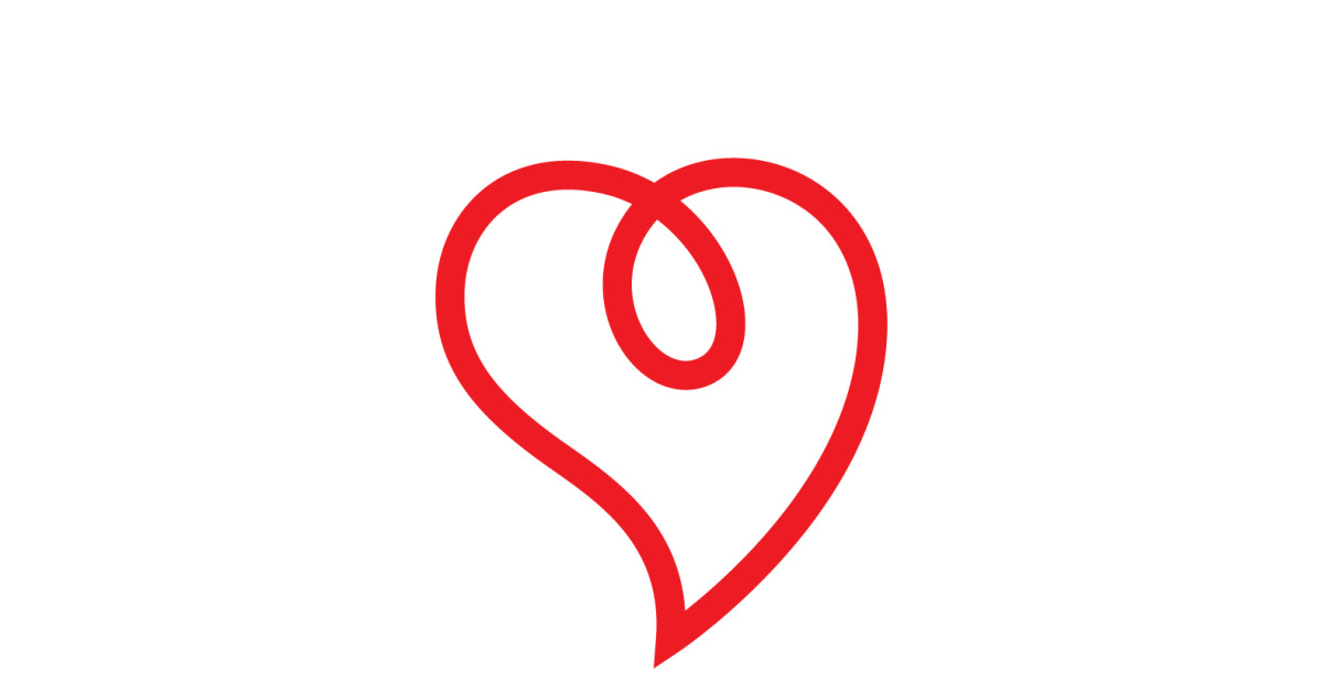 Love Heart Logo Icon Template Vector V36 - TemplateMonster