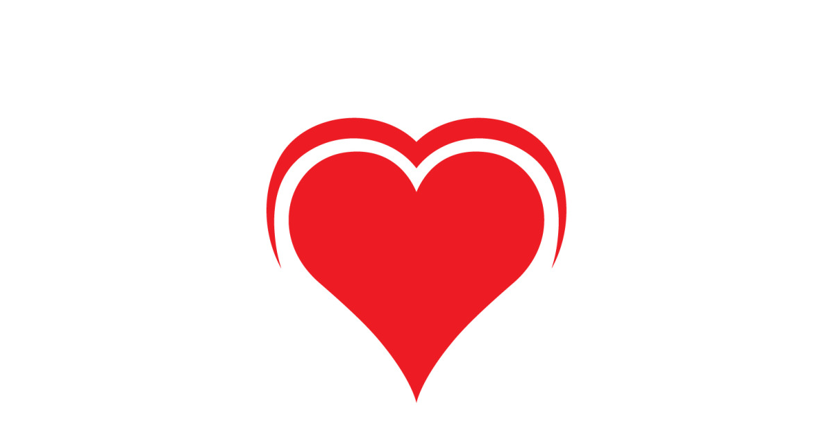Love Heart Logo Icon Template Vector V45 - TemplateMonster