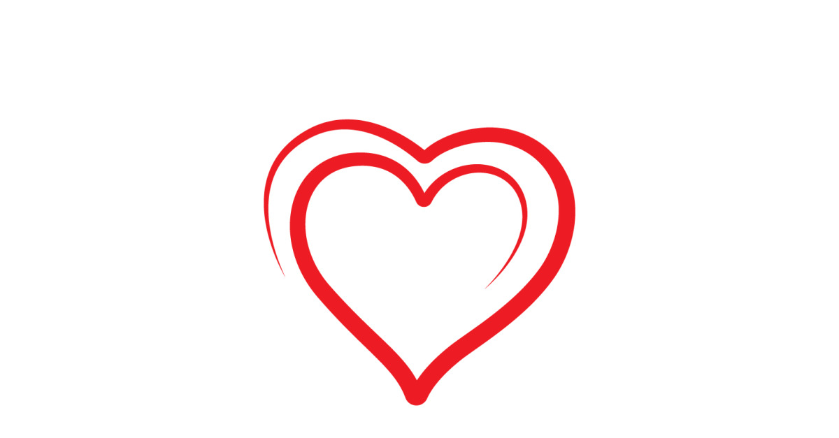 Love Heart Logo Icon Template Vector V50 - TemplateMonster