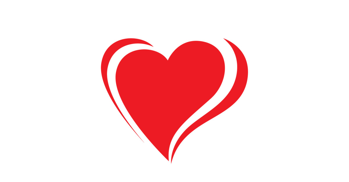 Love Heart Logo Icon Template Vector V52 - TemplateMonster