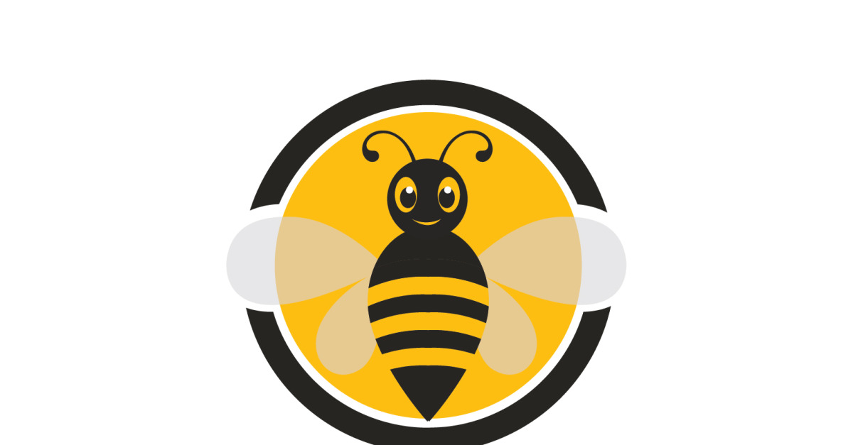 Arı Petek Logo Hayvan Vektör V13 #251729 - TemplateMonster