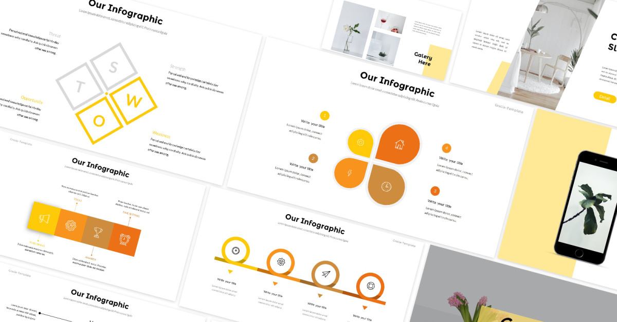 Gracia Minimals Powerpoint Template #252693 - TemplateMonster