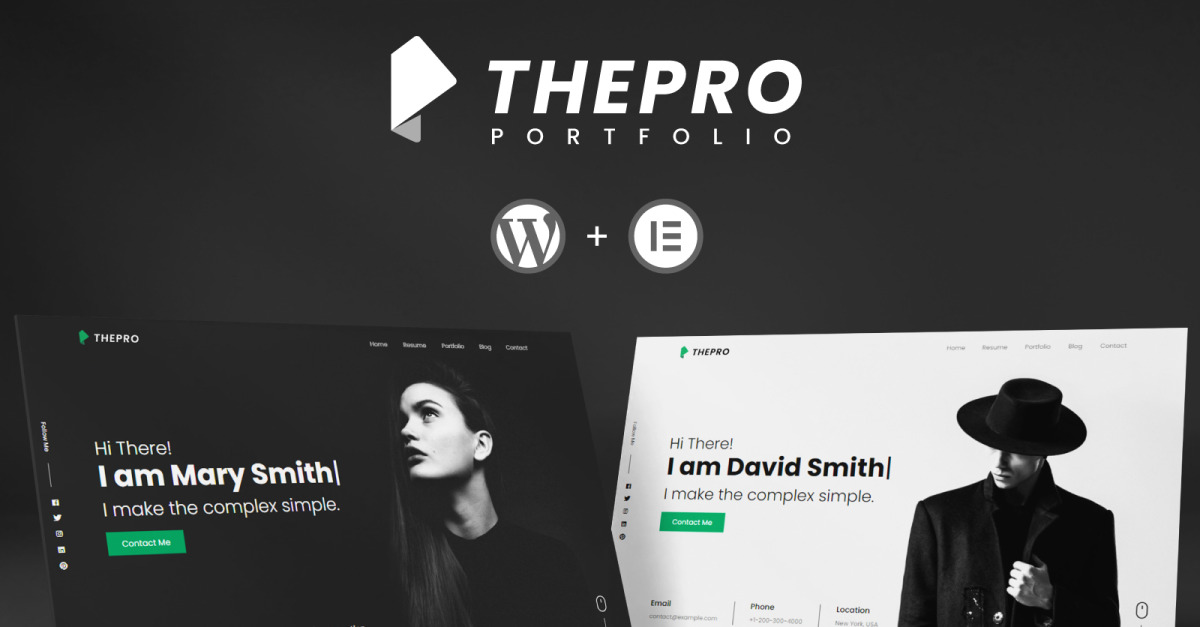 ThePRO - Personal Portfolio WordPress Theme - TemplateMonster