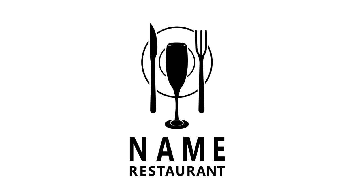 Restaurant Fork And Spoon Logo Vector V1 - TemplateMonster