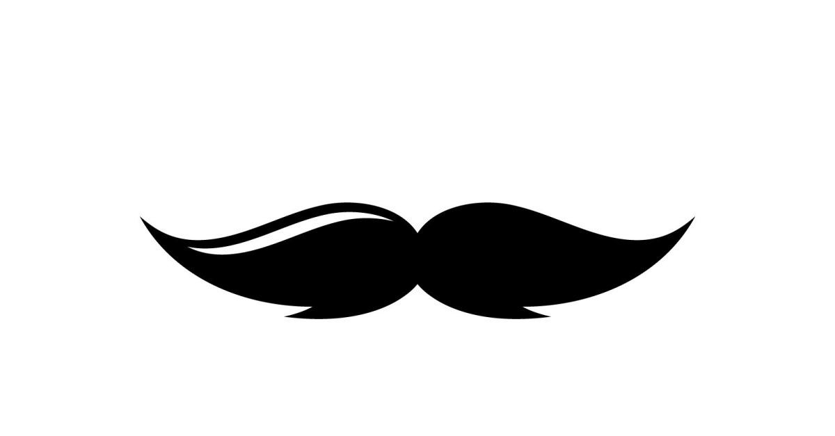 Moustache Logo Vector Symbole V1 255390 TemplateMonster
