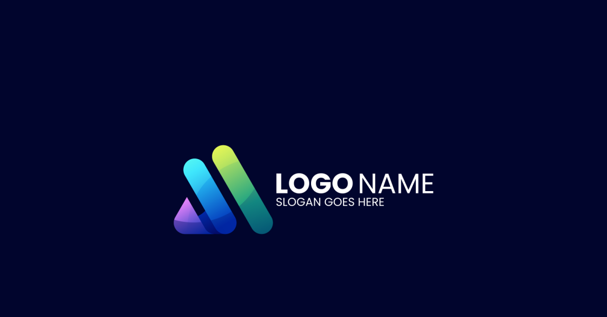 Vector Abstract Letter A Gradient Logo - TemplateMonster